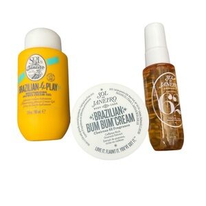 Sol de Janeiro Brazilian Bum Bum Cream Set - Yellow and White